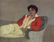 Felix Vallotton The Red Cardigan china oil painting artist